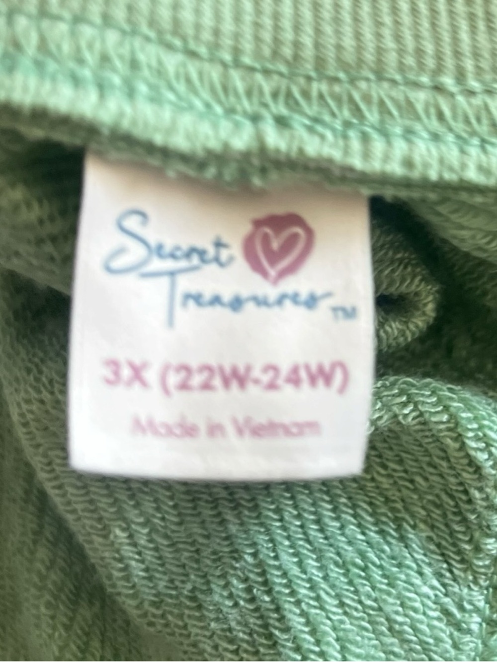 Cozy Sage Green Women's Lounge Shorts - Picture 3 of 4